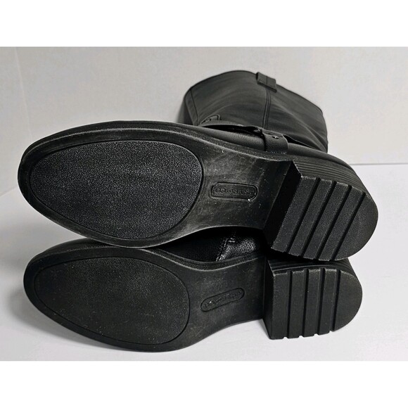 Frye & Co Women's EVELINE Black Motorcycle Boots, Size 7  $115 Retail - Picture 4 of 5